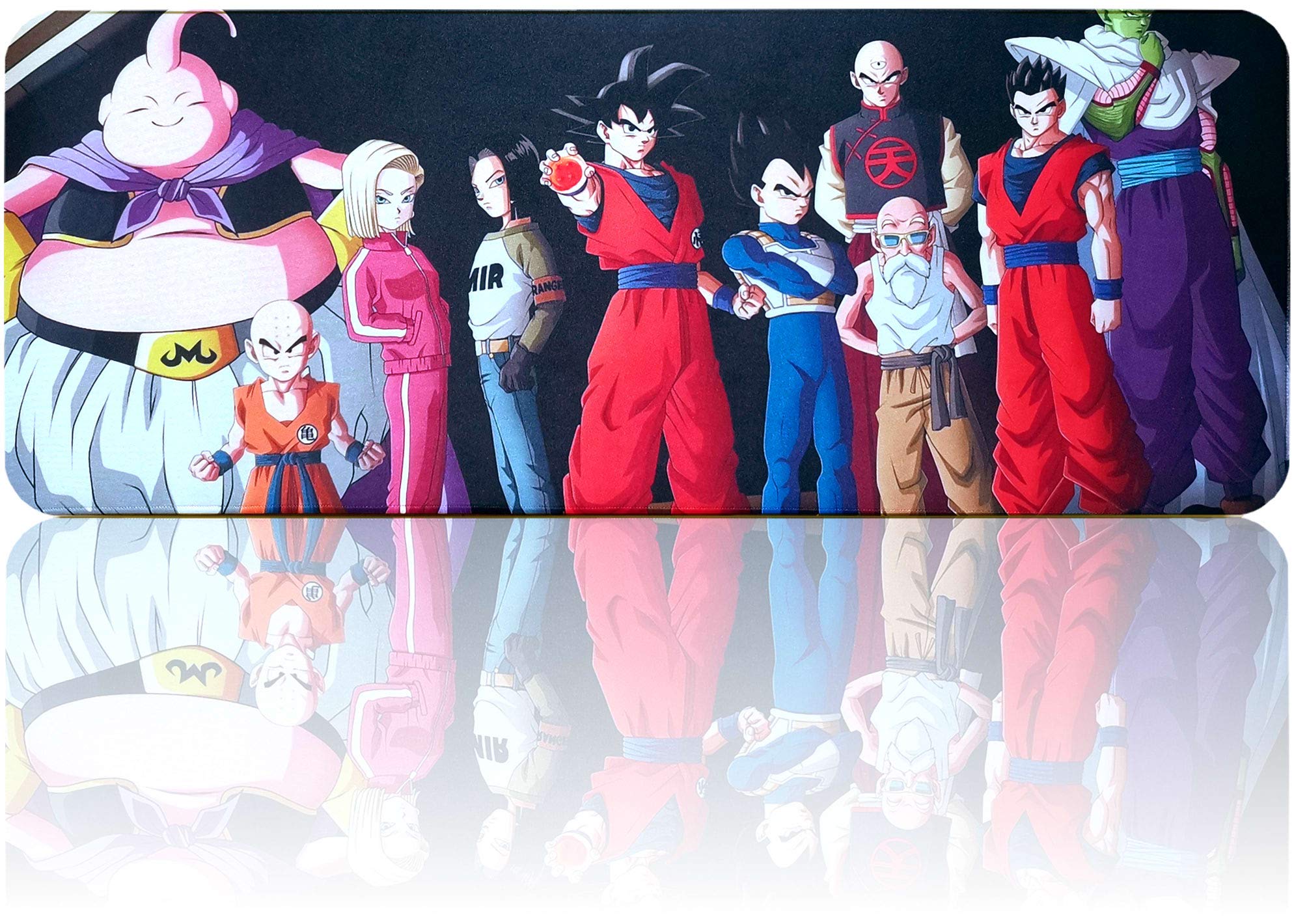 DB Goku Mouse Pad,Large Gaming Anime Mousepad,Non-Slip Water-Resistant Rubber Cloth Mouse Mat(31.5"x11.8")