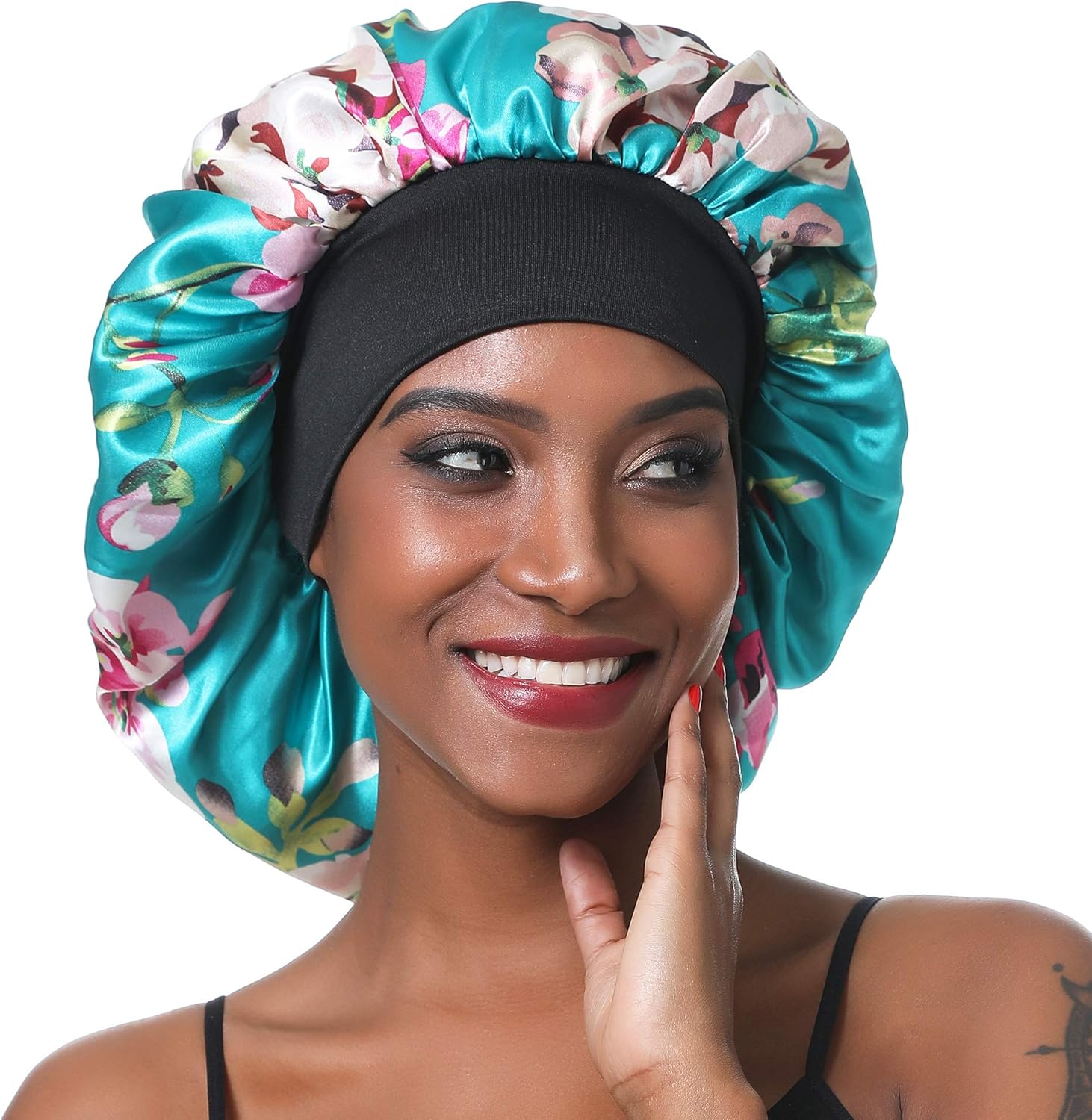 Cuffia Capelli Ricci Notte Cuffia Da Notte In Raso Elastico