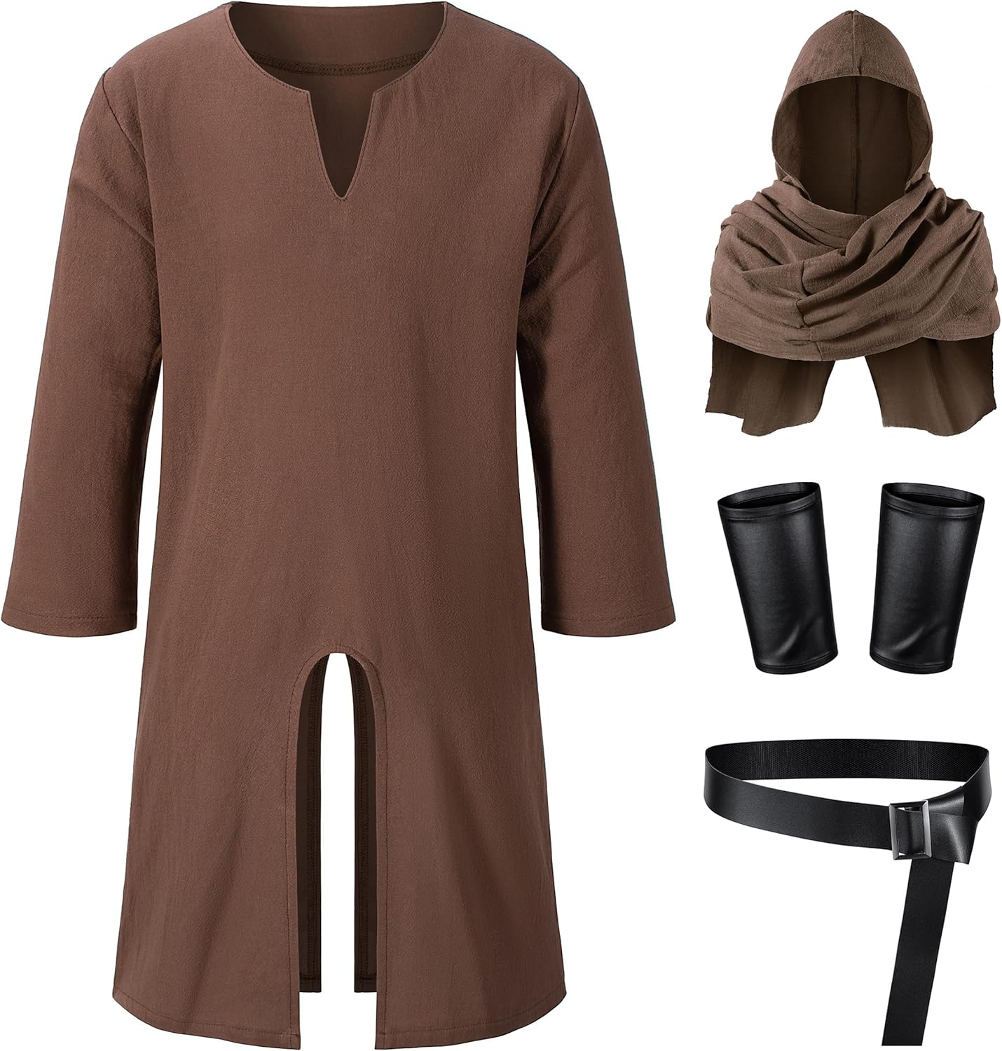 TOKYO REVENGERS Kids Medieval Renaissance Pirate Costume Knight Cosplay Outfit LARP Costume Accessories Set - Image 4