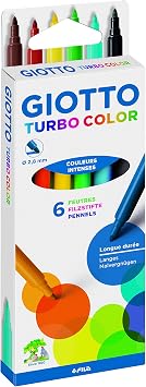 Giotto Turbo Colour Fibre Tip Assorted 4156