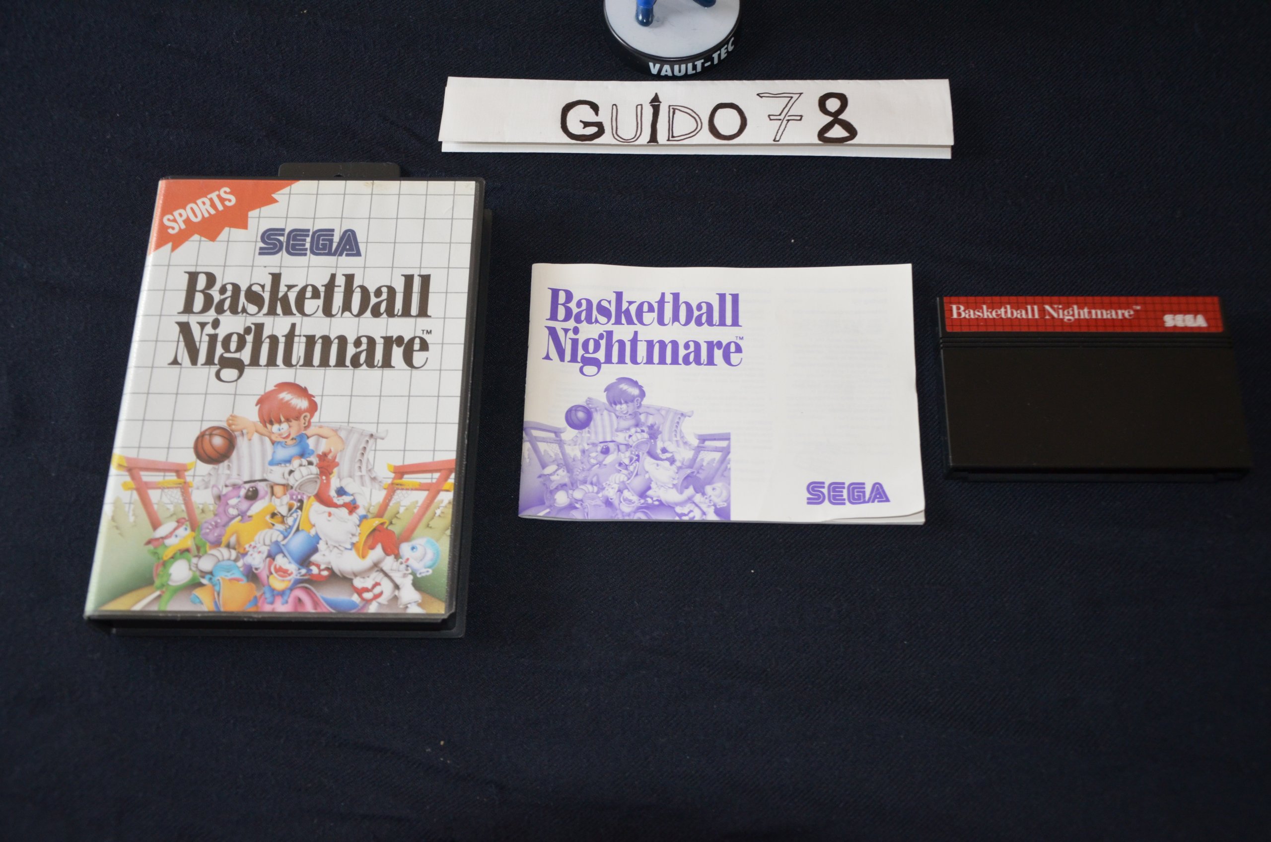 Jeu Rétro Basketball Nightmare - Sega Master System - Version PAL - Très Bon État