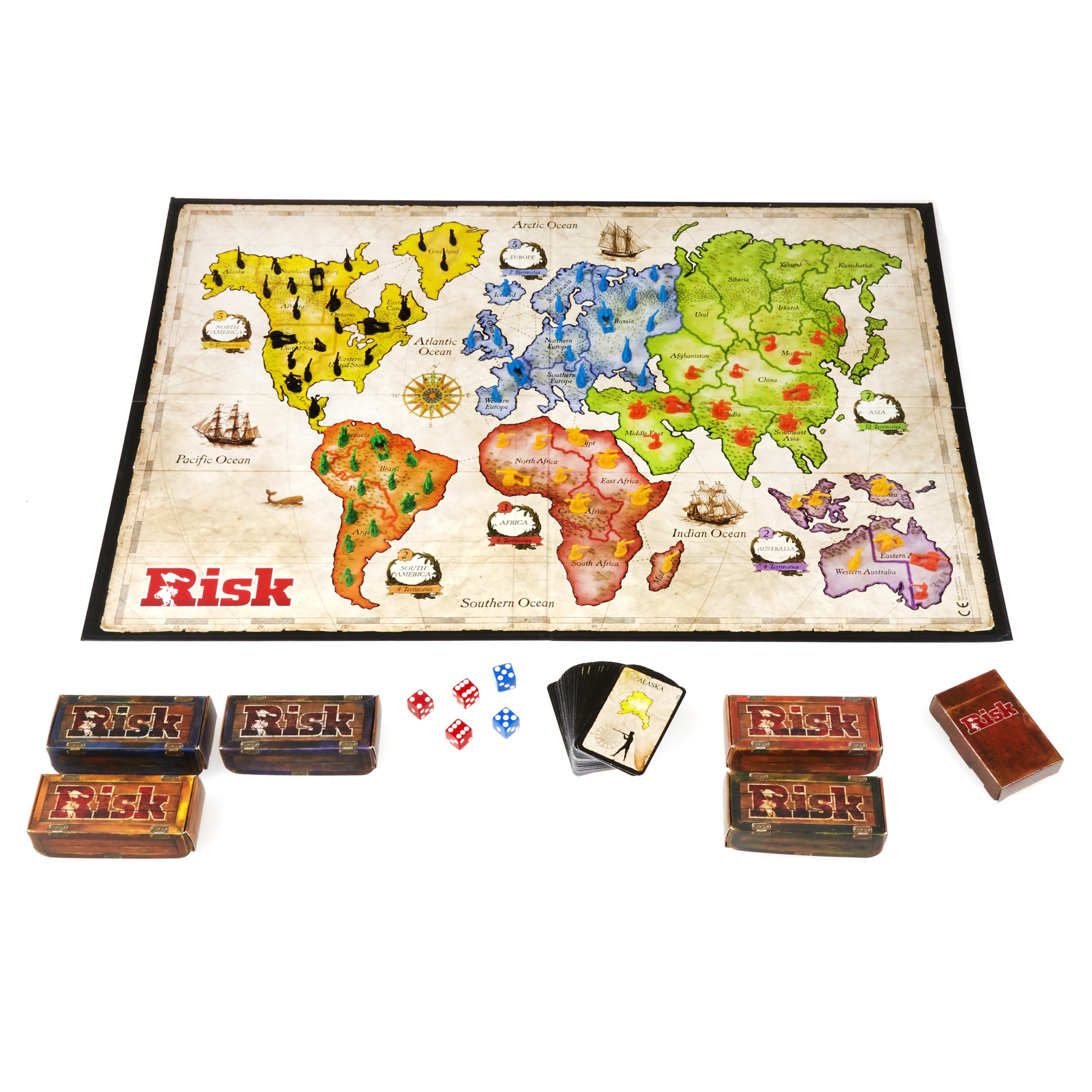RISK - Strategy Board Game - 2016 Refresh Edition