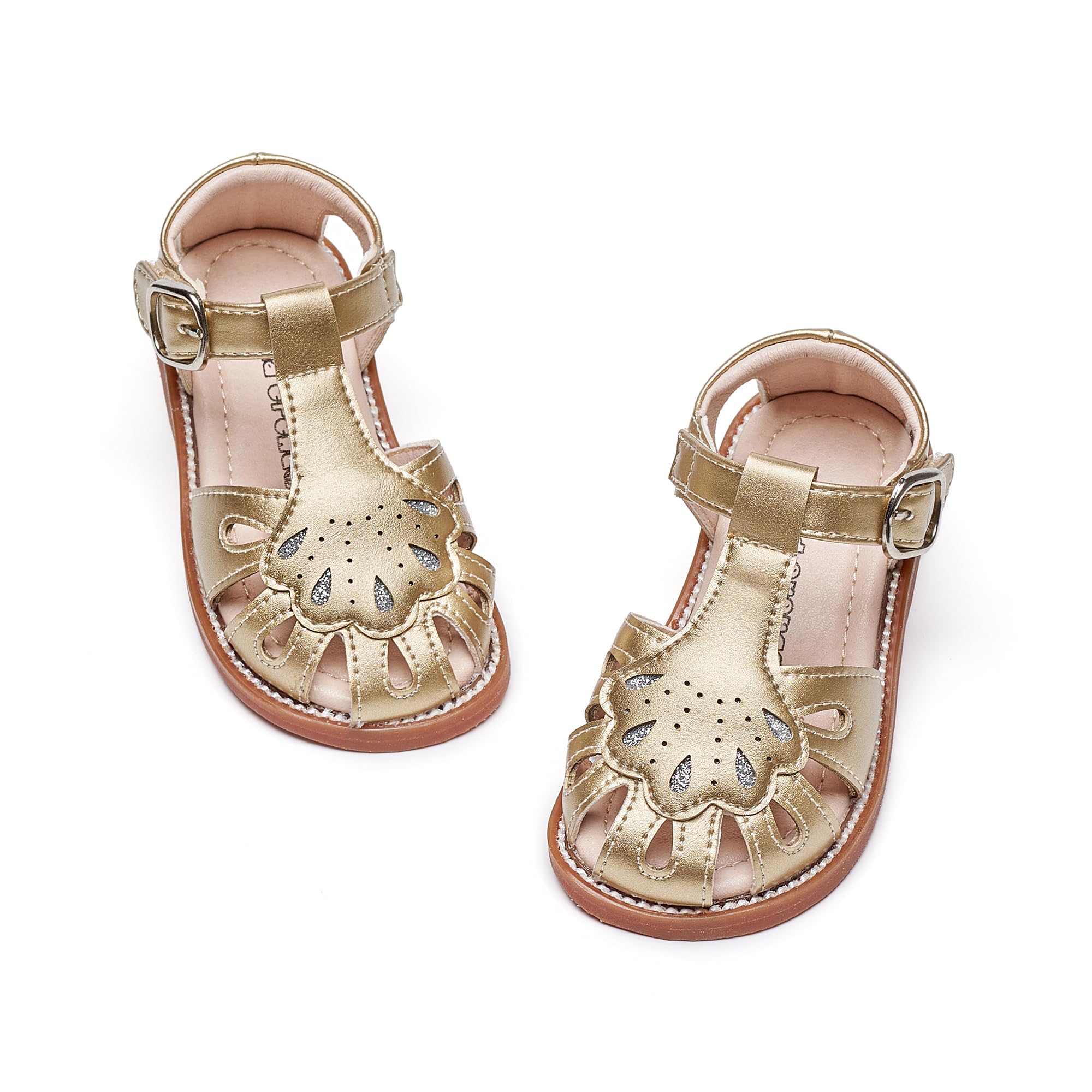 Kiderence Toddler Girls Sandals Little Girls Kids Summer Shoes Toddler Sandals