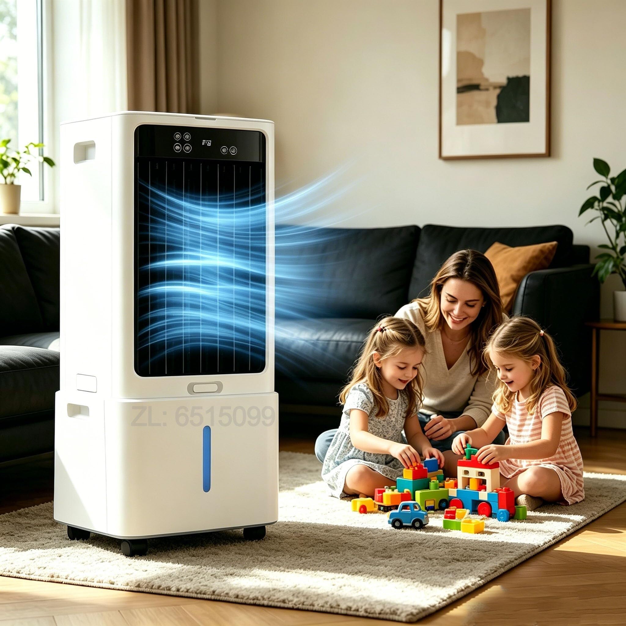 12L Portable Air Conditioner, 25 Litre Evaporative Cooler, Portable Air Conditioning Unit, Windowless Fan Blowing Cold Air With Remote Control(12L)