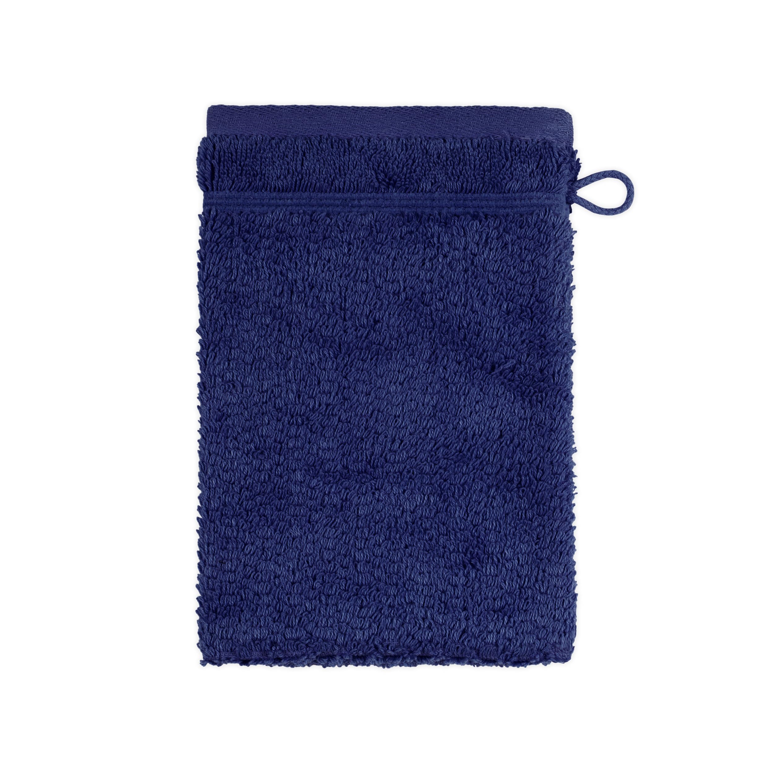 Frottana Pearl - Manopla de baño (15 x 20 cm, 100% algodón), Color Azul