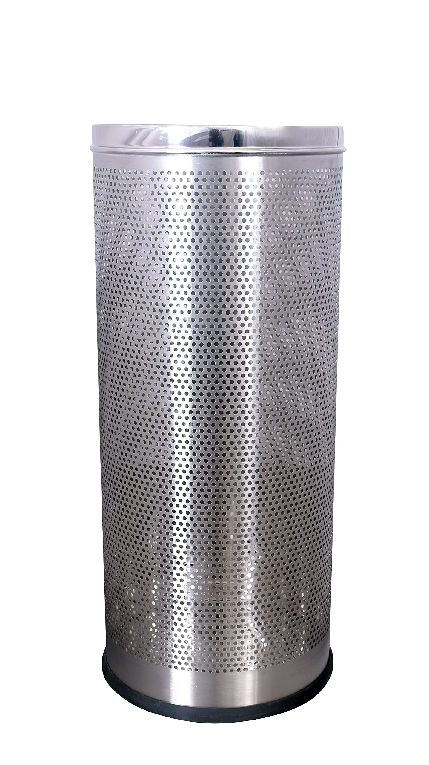 Malabar Mintage Stainless Steel Paper Bin 14x28", Perforated Bin 70 Ltr (X Large)-image-7