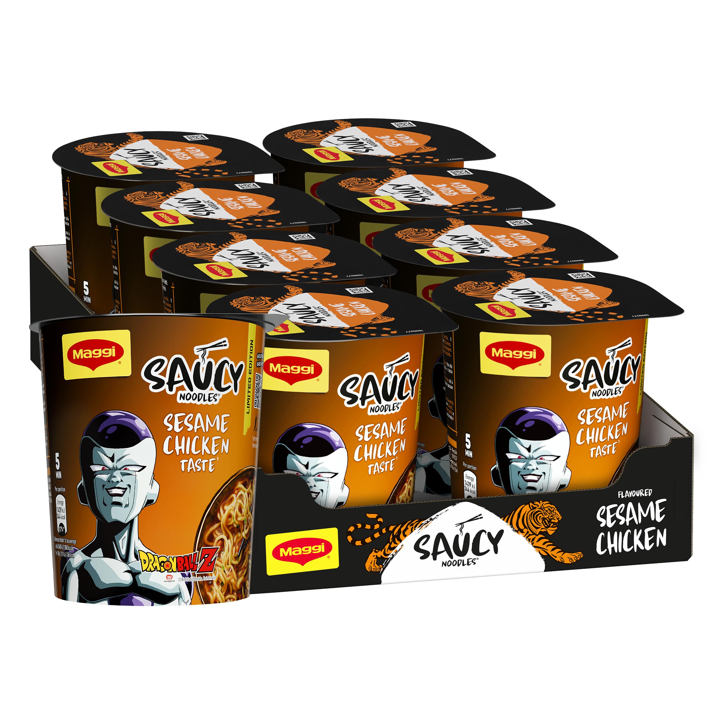 MAGGI Saucy Noodles Pollo e Sesamo Noodles Istantanei 8 Cup 75g