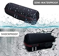 Vista 7 de LTGEM - Funda para JBL Charge 4/JBL Charge 5, estuche de transporte de altavoces, bolsa protectora de viaje para almacenamiento duro, compatible