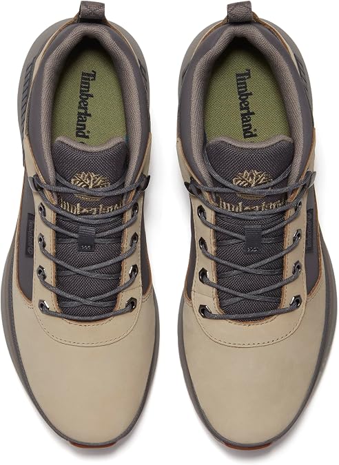 Timberland Men's Field Trekker Sneaker Boot, Light Beige Nubuck