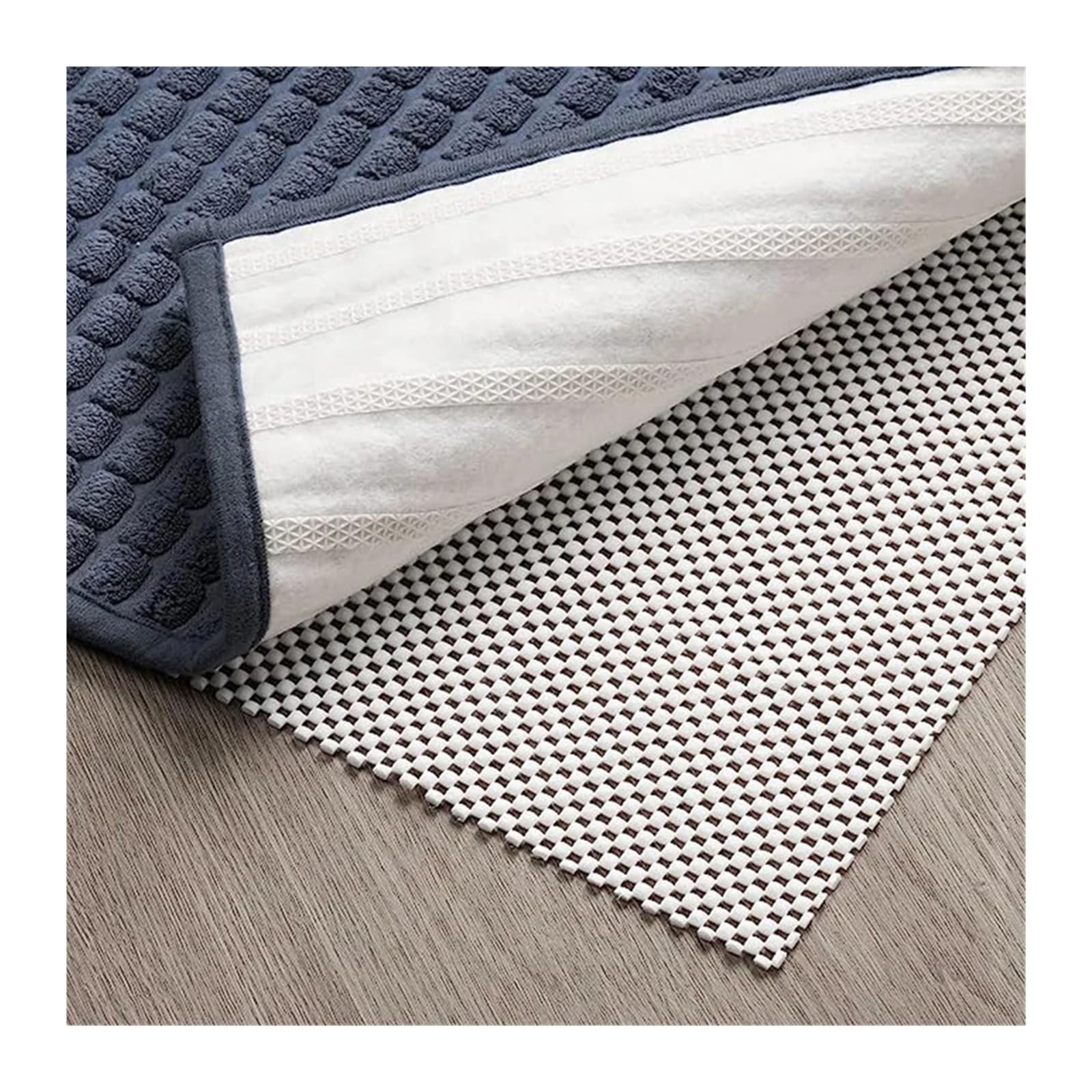 Antideslizante para Alfombras Non Slip Rug Pad PVC Carpet Sheet Anti-Skid Met