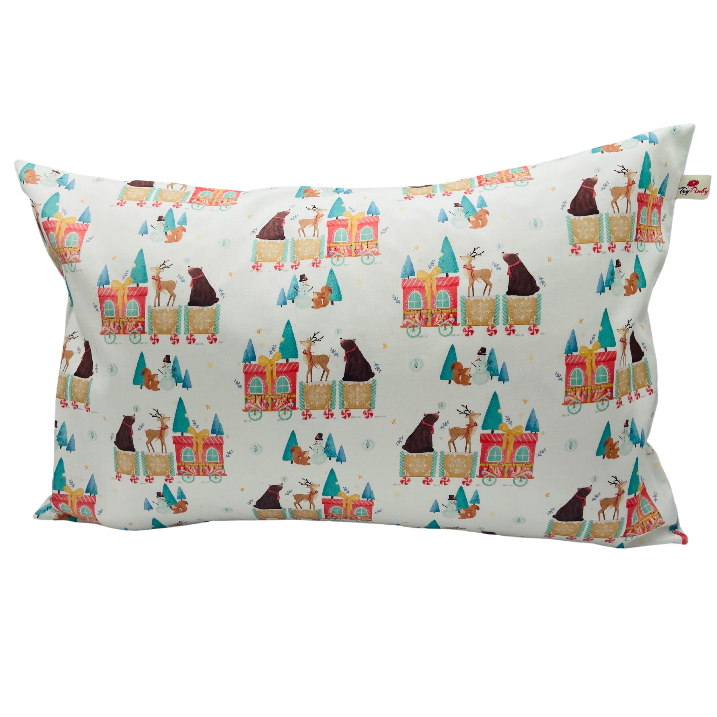 TryPinky Christmas Cushion Cover 40 x 40 cm Various Designs Handmade in Germany 100% Cotton Decorative Christmas Children's Cushion (40 x 60 cm
