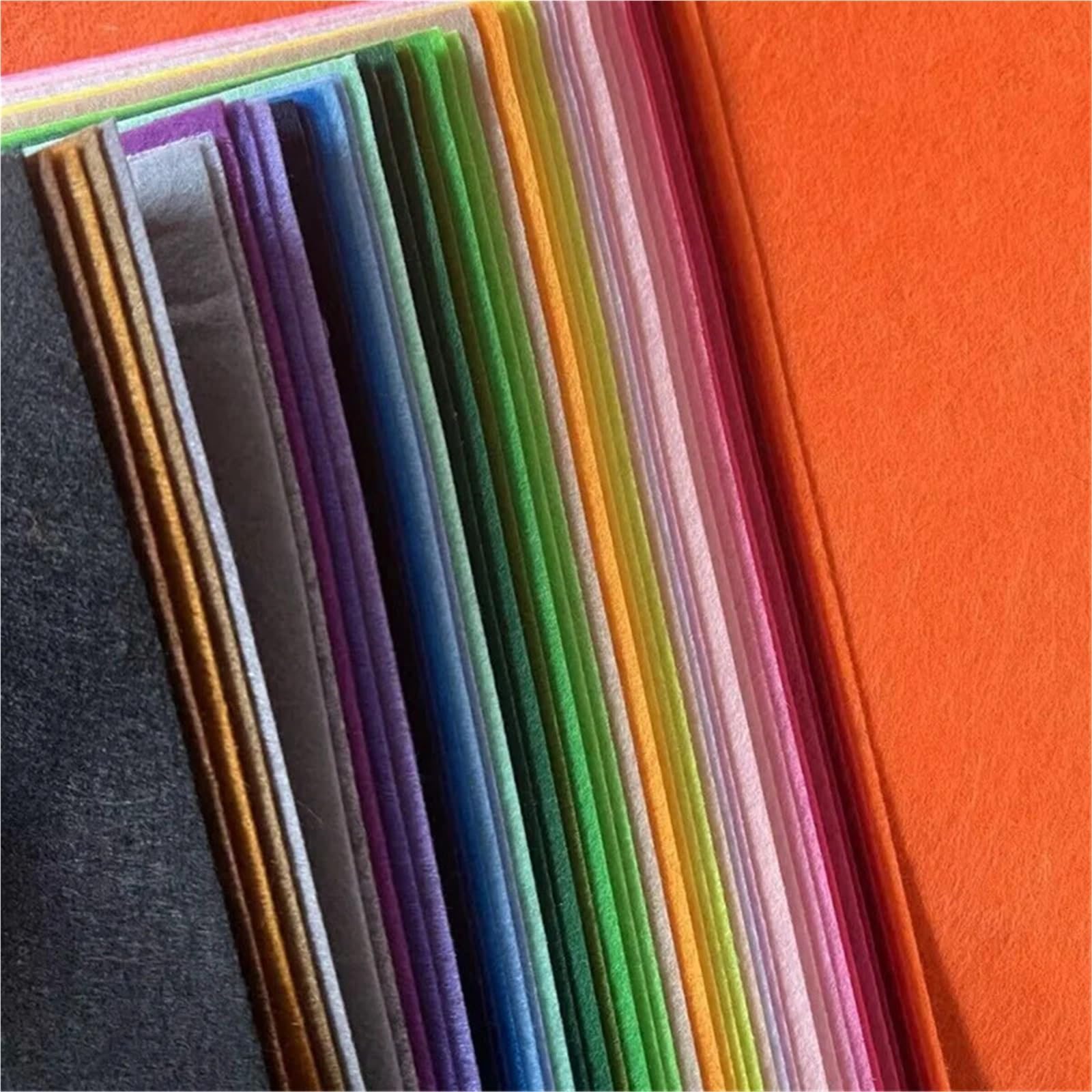 40 Stück Filzstoff for Basteln, Vliesstoff für DIY Patchwork