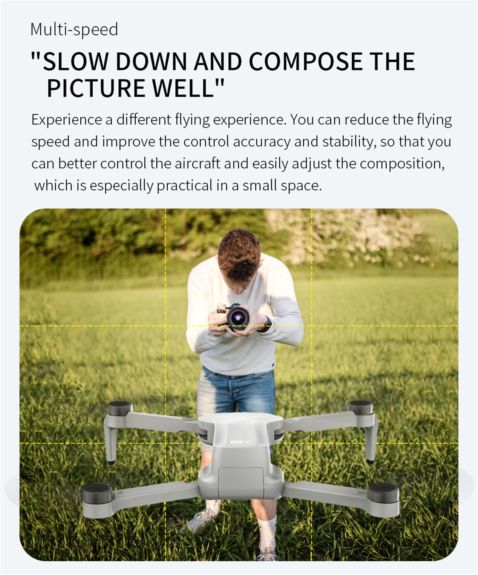 Drone GPS Con Fotocamera 4K, Quadricottero RC 5G Con Ritorno Automatico, Seguimi, Motore Brushless, Volo Circolare, Volo Waypoint, Mantenimento Dell'altitudine, Modalità Senza Testa, 2 Batterie