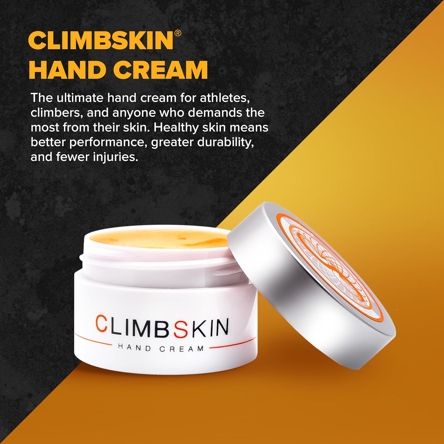Climbskin Hand Cream - For Dry + Active Hand Repair & Hydration - Fast Absorbing, Non-Greasy - Helps With Cracks & Sweating - 1 oz – Great for Sports like Climbing, Weightlifting, Gymnastics