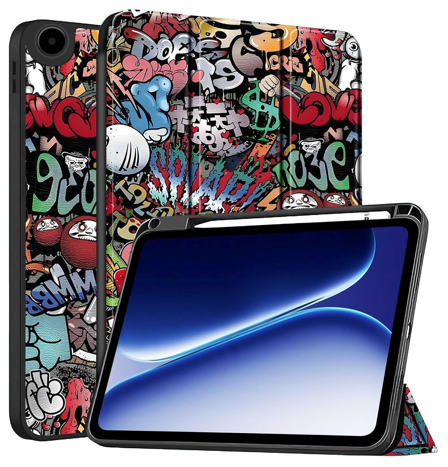 ProElite Cover for OnePlus Pad Go 2 12.1 inch Case, Soft Flexible Flip Case Cover for OnePlus Pad Go 2 12.1 inch Case with Pen Holder [Auto Sleep Wake Feature] [Recoil Series] - Black — Amazon image 10