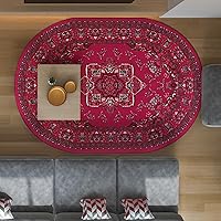 Vista 61 de Antep Rugs Alfombras Oriental - Alfombras tradicionales de 2 x 7 pies (antideslizante) de bajo perfil con parte trasera de goma para interiores Azul