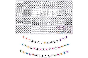 QUEFE Alphabet Charms for Jewelry Making