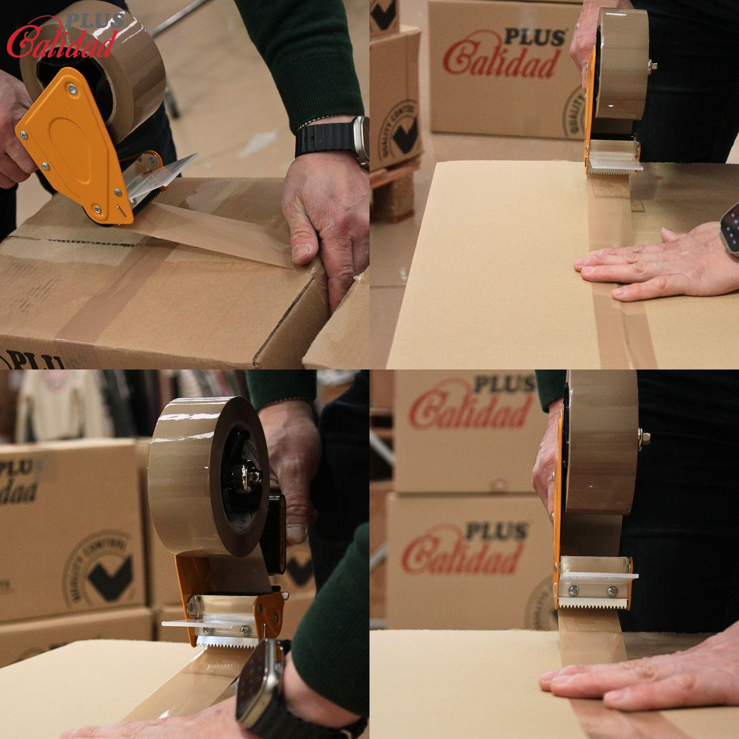 Cinta Adhesiva 48mm x 130m Marrón para Embalaje de Sobres y Cajas de Cartón de Envíos y Mudanzas. Precinto para Paquetes Seguros, Fuertes y Resistentes (24 Rollos Marrón)