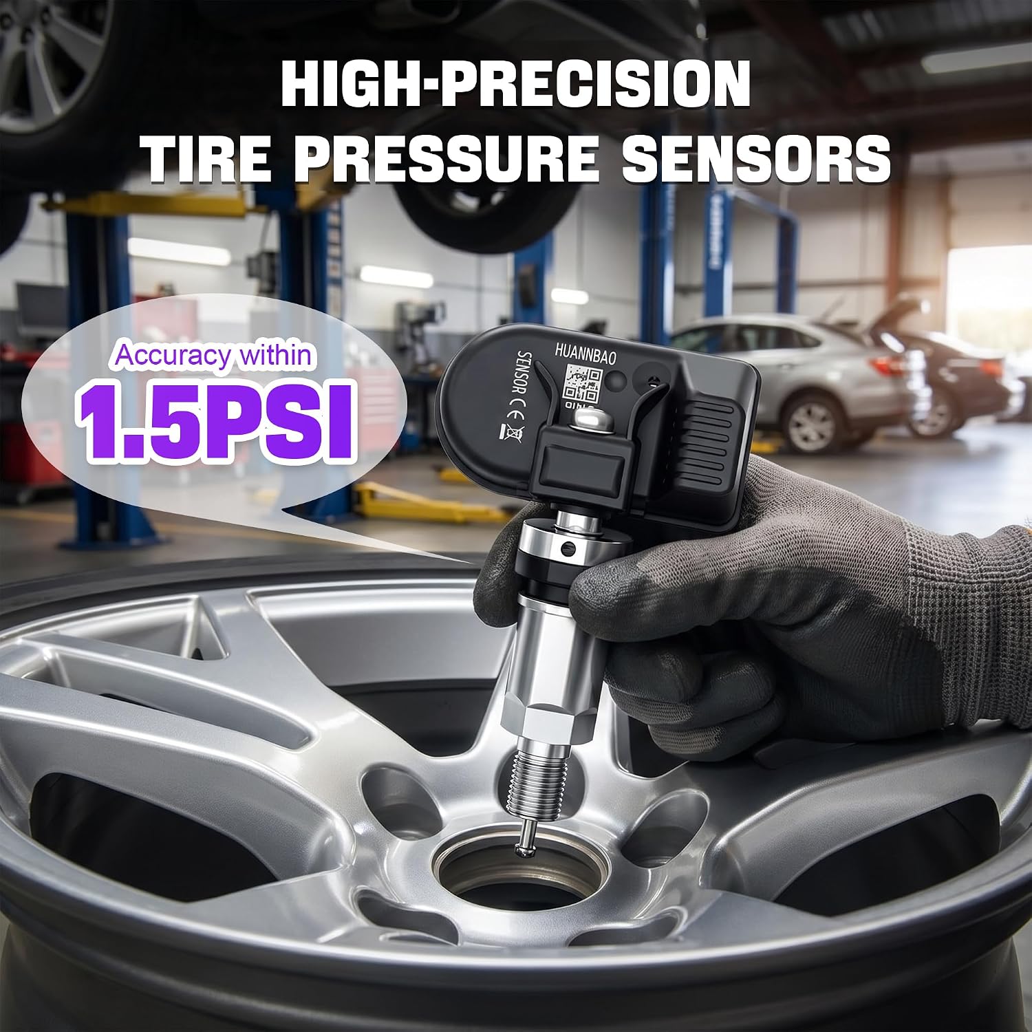 Pre-Programmed TPMS Sensor GM, 4pcs 315Mhz Tire Pressure Monitoring Sensor Fits for Toyota Lexus Prius Camry Corolla RAV4 ES GX LC LS LX RX - OE# 4260706020