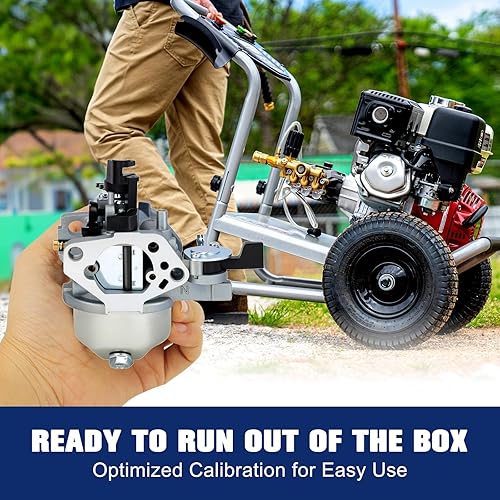 Miniatura 4 de Powtol Carburador GX390 13HP para motores Honda GX 390 Lavadora a presión Reemplazar 16100-ZF6-V01 16100-Z5T-901 con filtro de aire 17210-ZE3-505