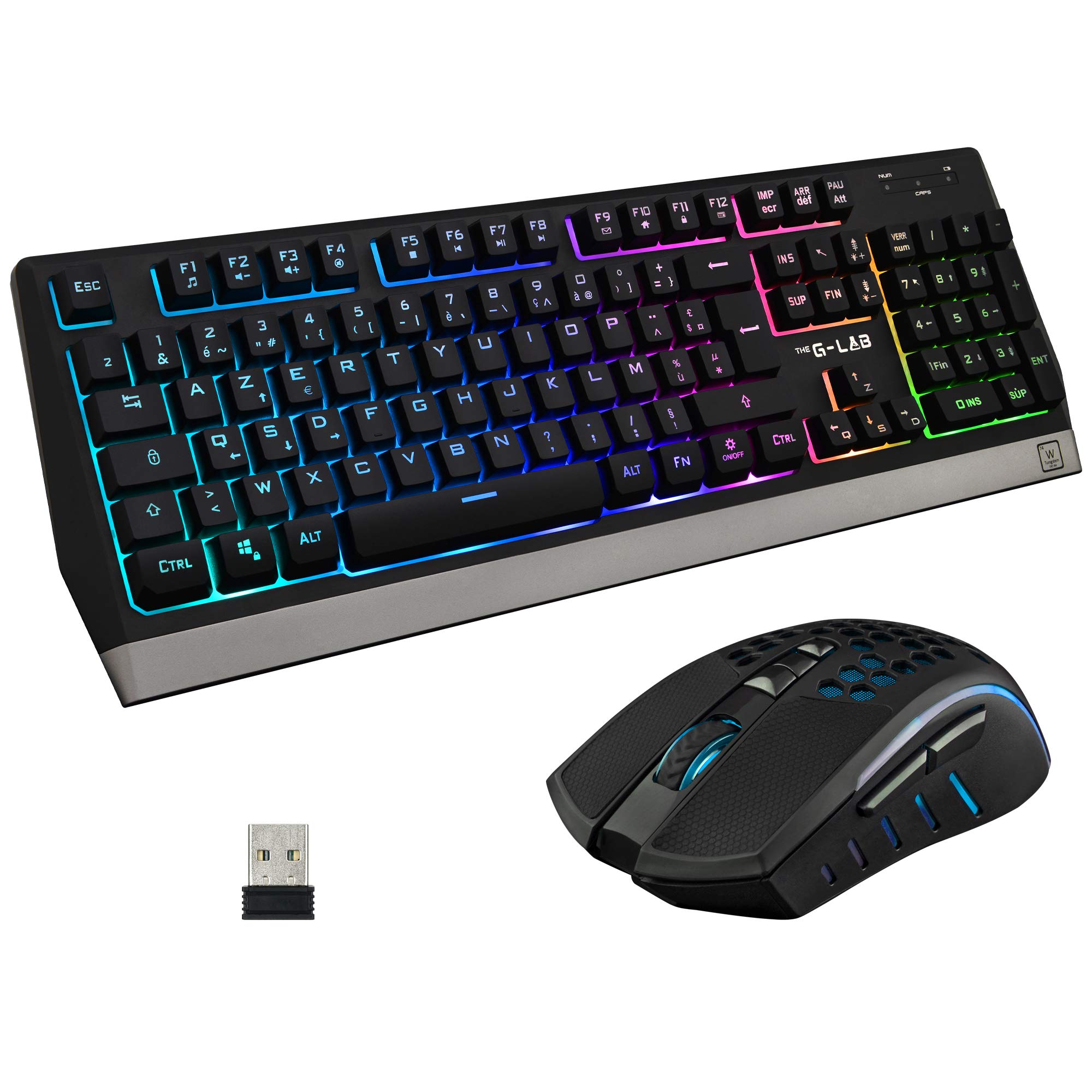 Buy THE GLAB Combo TUNGSTEN Backlit Gaming Keyboard and Mouse Set