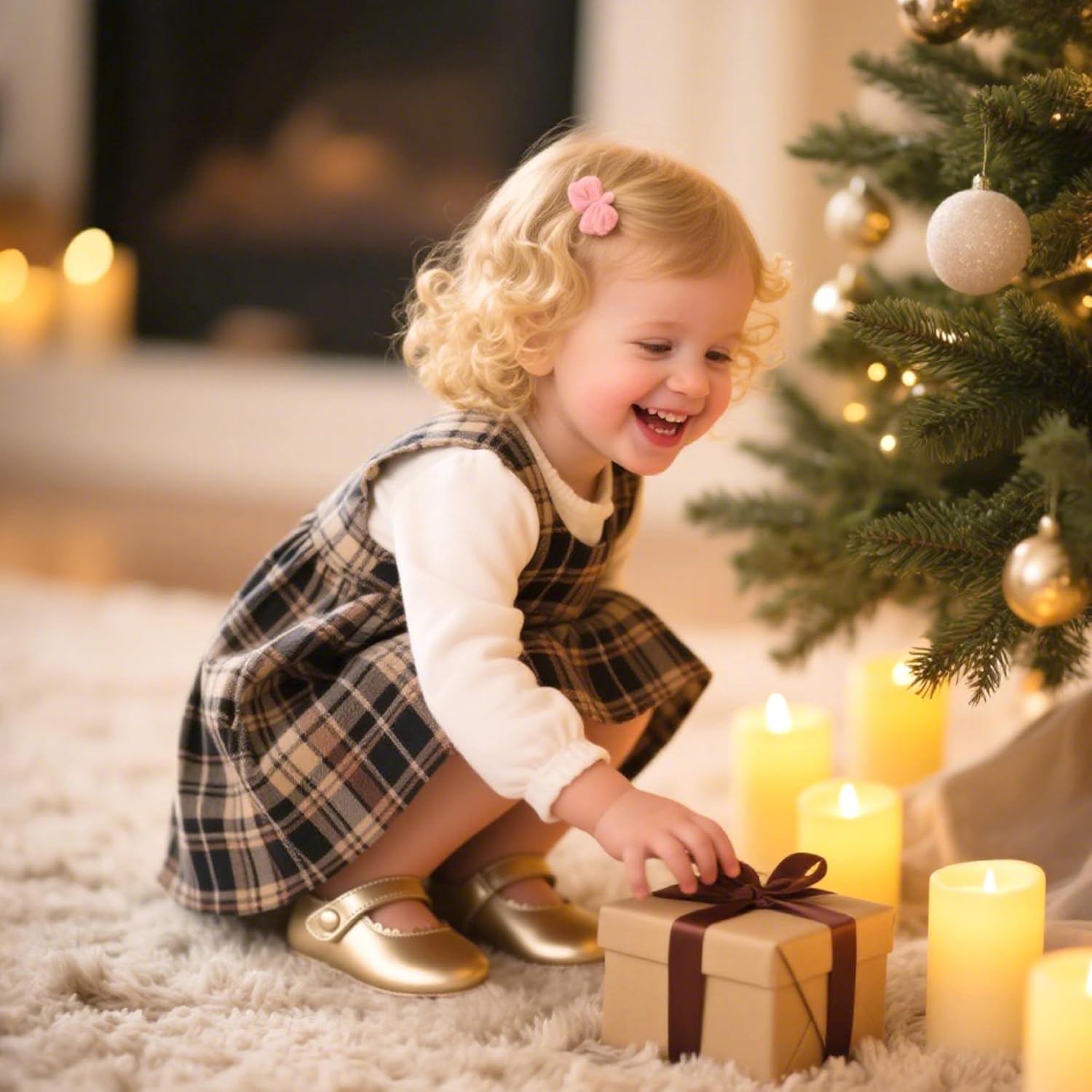 Soft Sole Baby Dress Shoes - Infant Baby Walking Shoes Moccasinss Rubber Sole Crib Shoes - Image 2