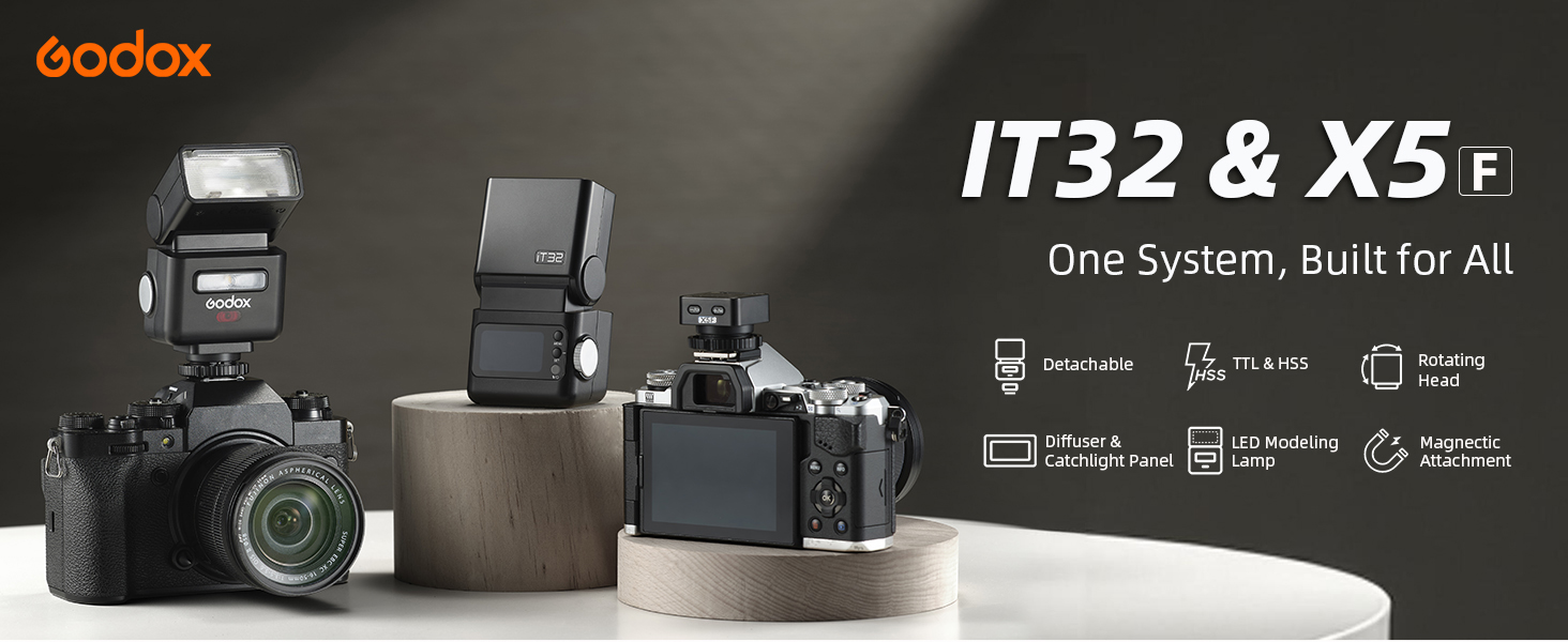 Amazon | Godox iT32 TTL カメラフラッシュ X5F X5 F 無線トリガー
