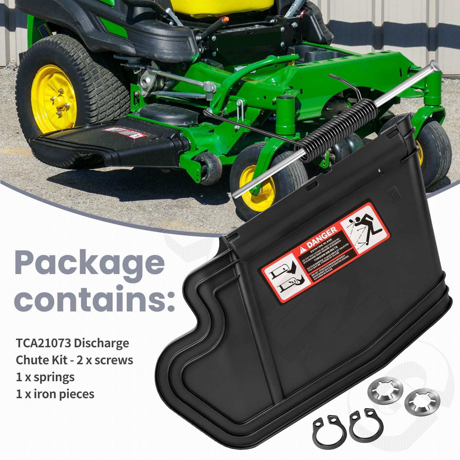 Amazon.com: TCA21073 Discharge Chute Kit W/Parts for John-Deere
