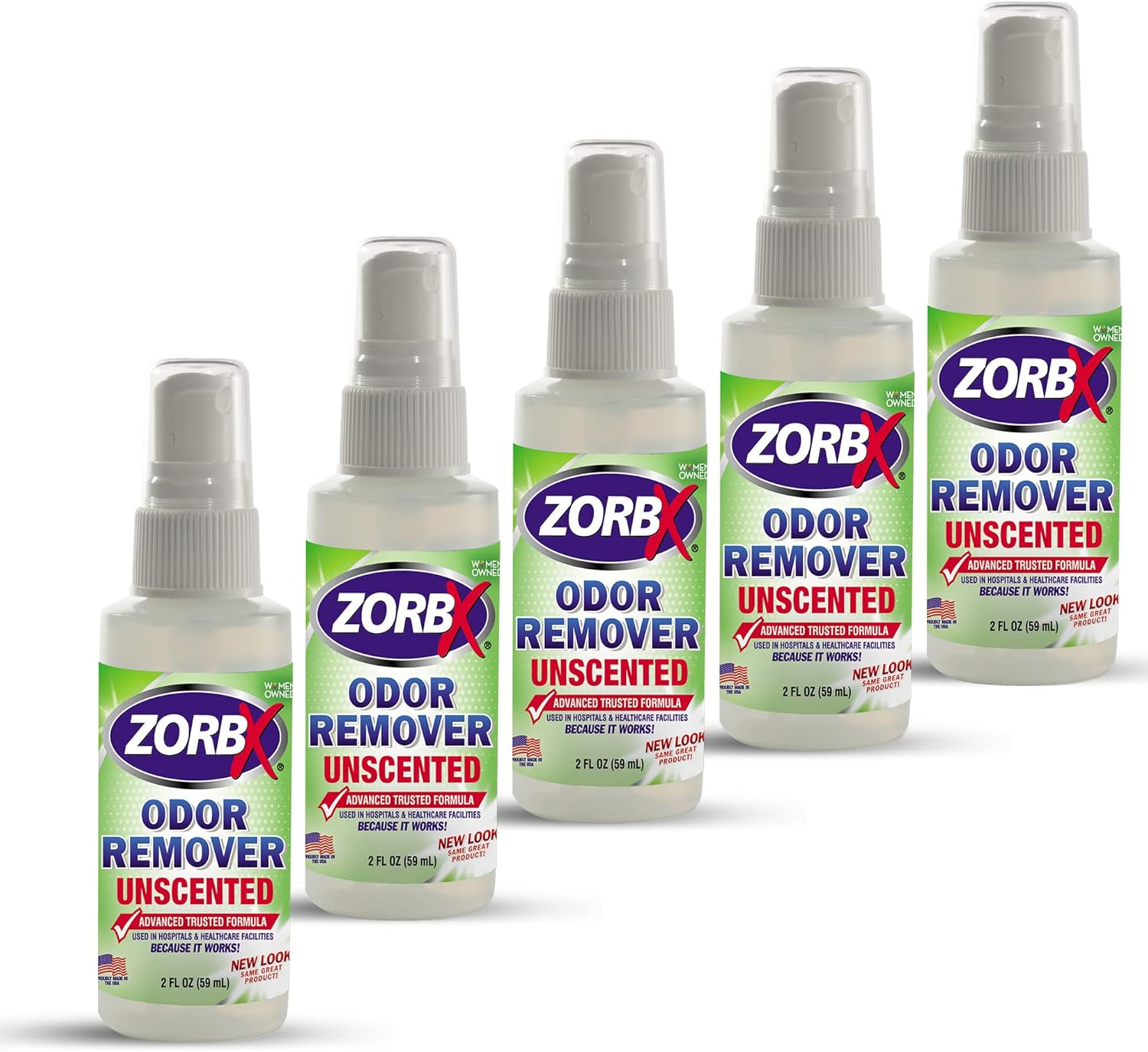 ZORBX Unscented Mini Odor Eliminator Spray Used in Hospitals & Healthcare Facilities