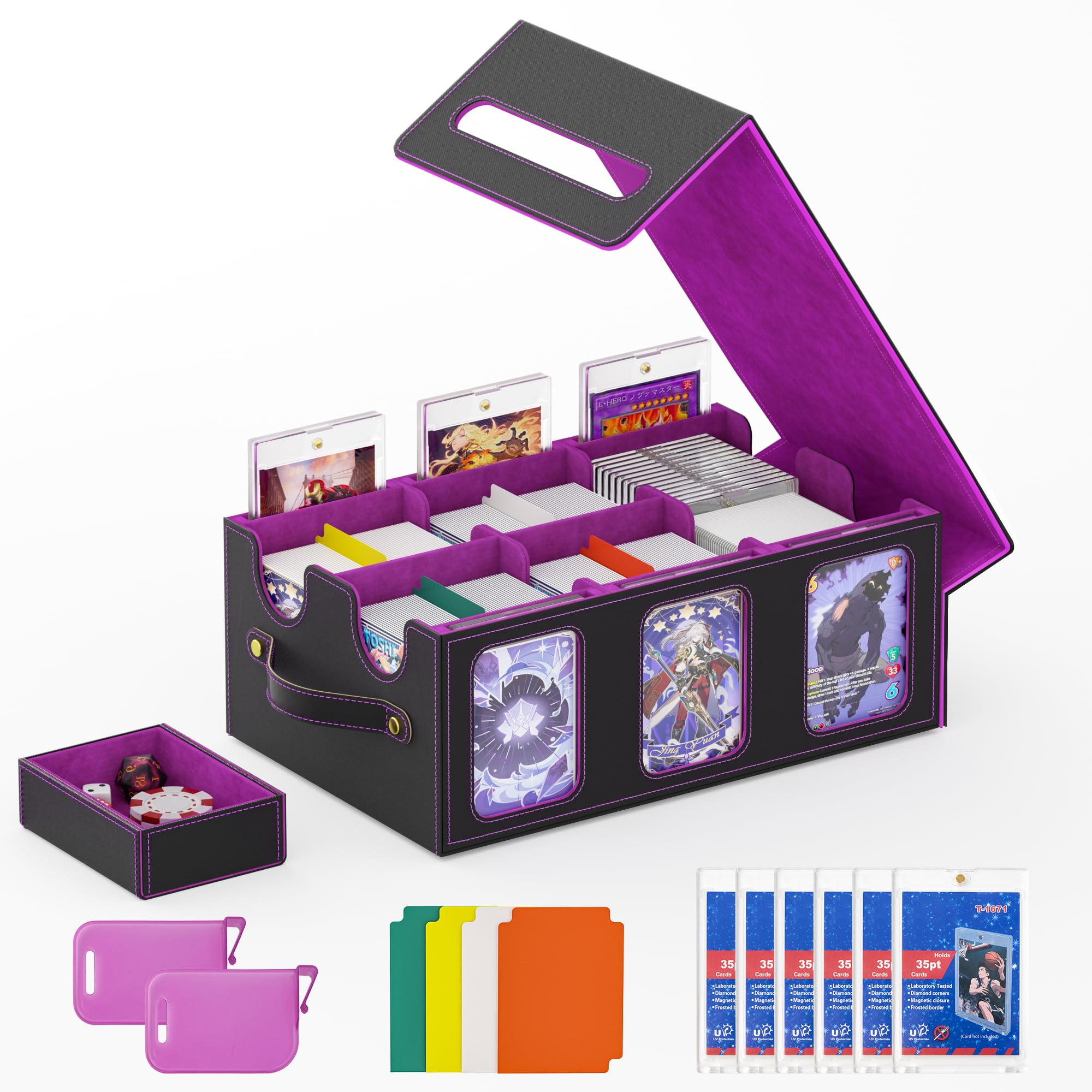 Kartenbox Für Commander - 1400+ Karten Aufbewahrung Mit Display