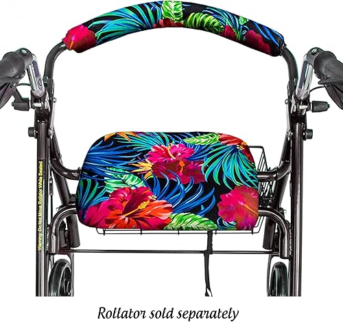 Miniatura 19 de Top Glides Fundas universales para asiento y respaldo de andador con ruedas (gatos) Gatos,Butterflies,Flags,Isla,Peace,Púrpura,Rojo