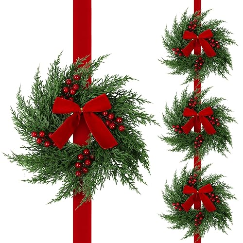 Artificial Cedar Christmas Wreath 63" Christmas Three Cedar Wreaths with