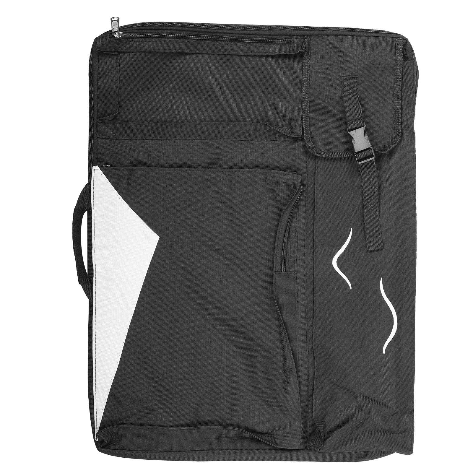 Art Drawing Bag, 4K Black Thicken Sketching Drawing Board, Bag Waterproof or Artworks Large Capacity Traveling Multifunction Tote Bag Art Supplies Painting Drawing Sketching(Black)