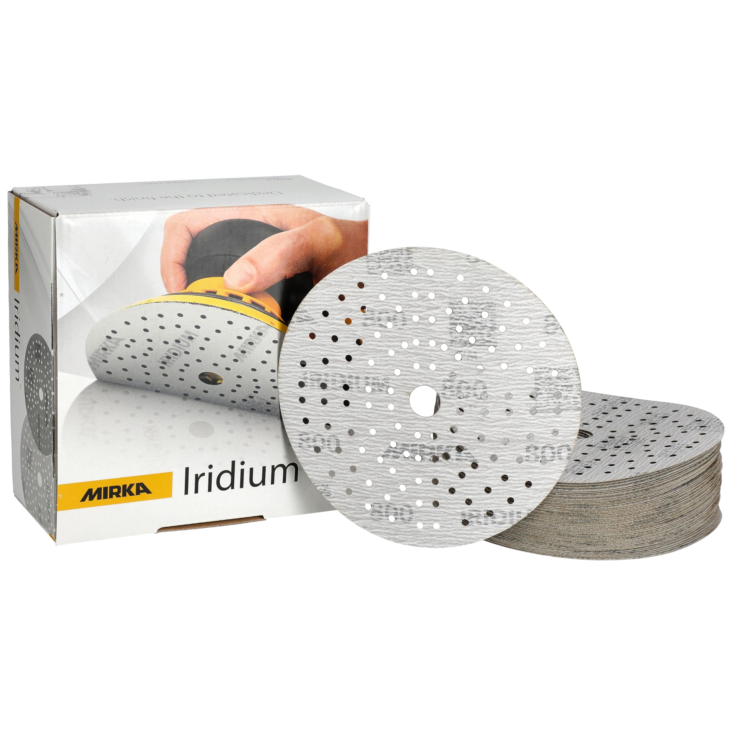 Mirka Abrasive Sheets Iridium Sandpaper 150mm Grit 800 50 pcs