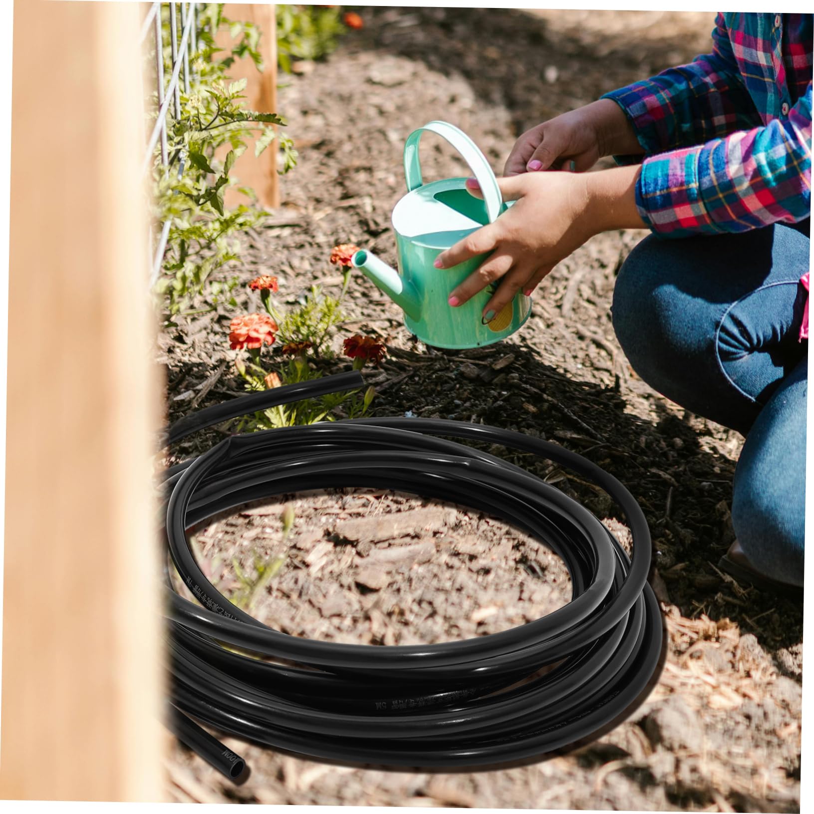 Baluue Tuyau Arrosage pour Jardin Micro-Irrigation Irrigation Goutte à Goutte Flexible