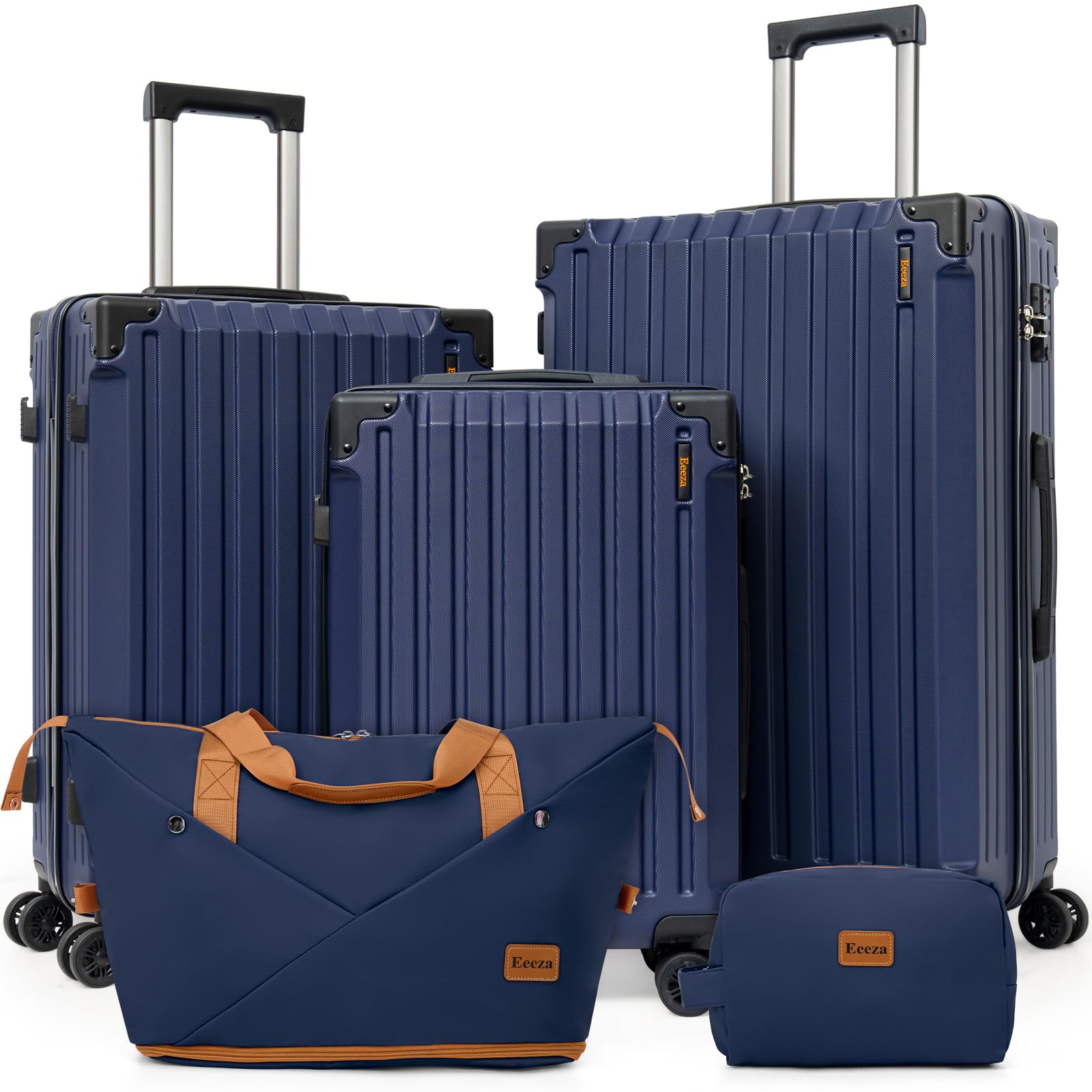 Luggage Sets 5 Piece,Lightweight Durable Hardshell,20/24/28 Inch