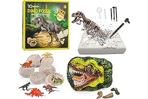 Dinosaur Fossil Digging Kit for Kids 5-7 8-12, Great Birthday