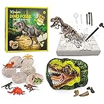 Dinosaur Fossil Digging Kit for Kids, Eggs Excavation Dig Kit, Toys for Kids 5-7 8-12, Great Birthday for Boys and Girls
