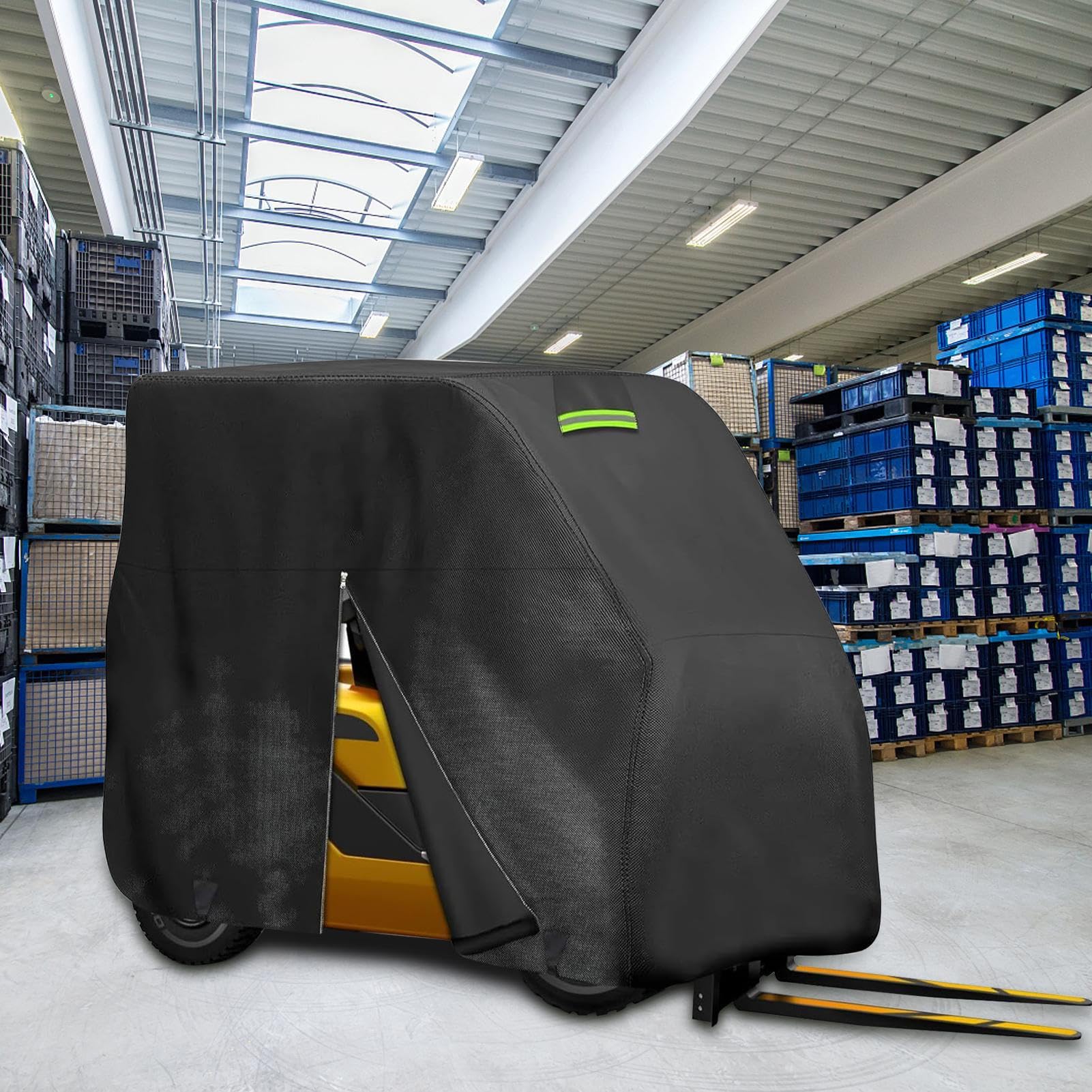 Fundas Para Vehículos Cubierta Impermeable Para Vehículo Industrial Con | Protector Antipolvo Antiviento Resistente A Los Rayos UV para Almacenamiento de Equipos