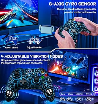 Nintendo Switch & Switch Proコントローラ Amazon.com: NinjaPlusOX Wireless Switch Pro Controller for