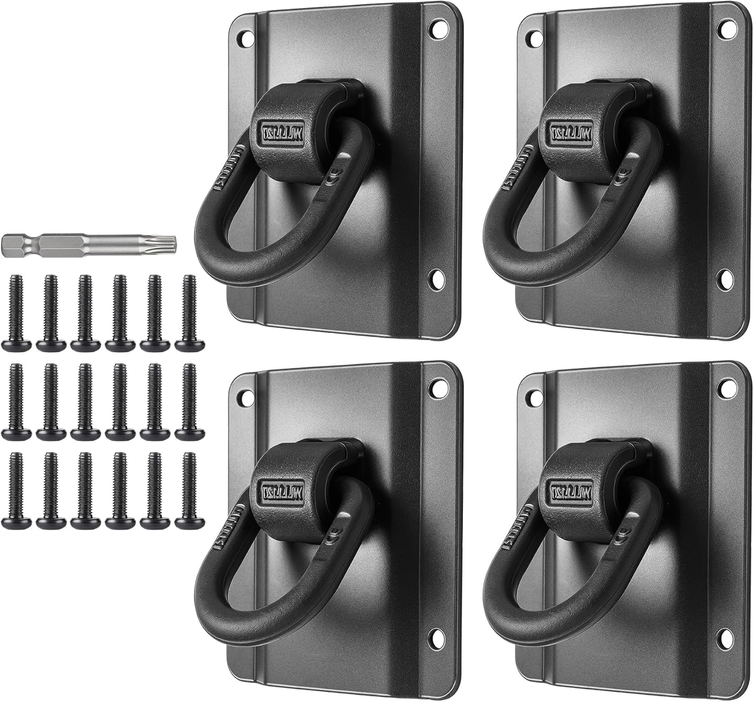 Heavy Duty Tie Down Anchors Truck Bed Tie Downs Car Accessories Fit for 2015-2025 Ford F150 F250 F350 & Raptor 2026 Replace# FL3Z-99000A64-B & FL3Z-9928408-AB 4 Pack