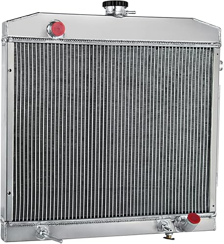 Radiador de aluminio de 2 filas compatible con Mercedes Benz Clase S W108 W109 Coupé W111 300 SEL 280 SE AT Radiador de refrigeración todo el