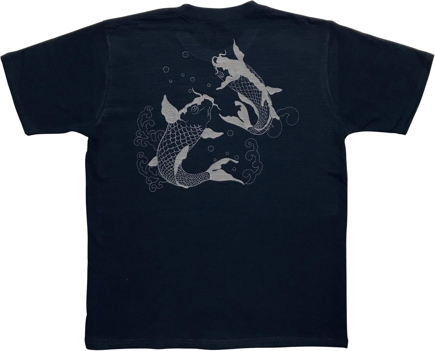 [江戸てん] Tシャツ 6.8オンス 和柄 味のあるスラブ生地に抜染しました メンズ M～XXLまで