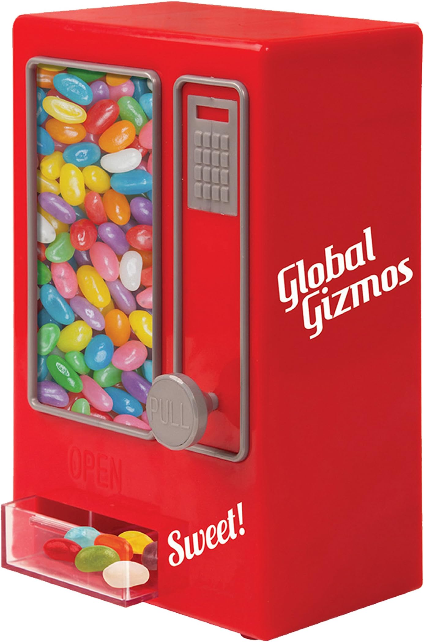 Global Gizmos 50800 Retro Style Sweet Vending Machine/Kids Candy Dispenser/No Batteries Needed