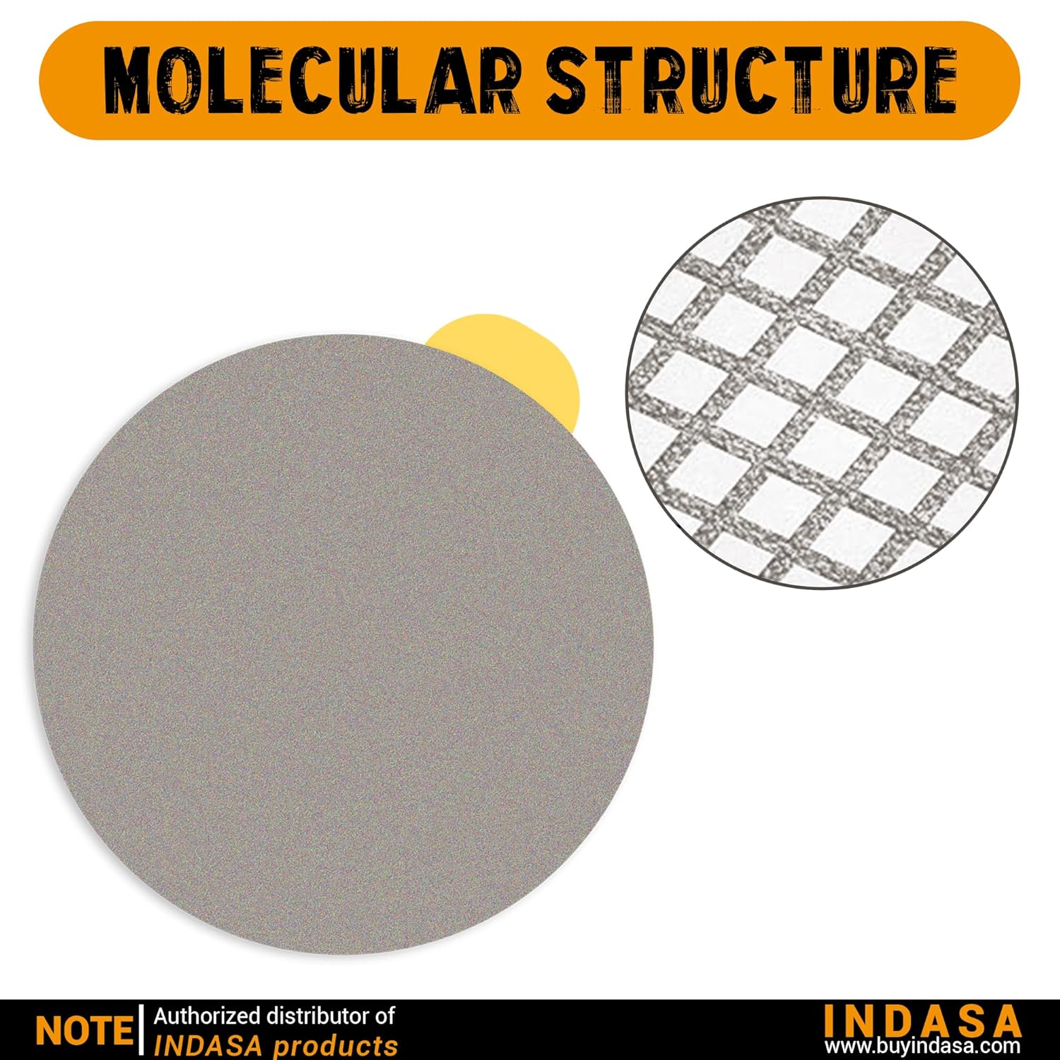 Indasa 5" Rhynostick 100 PCS – 1000 Grit PSA Sanding Discs – Flexible Anti-Clog, High-Performance Adhesive Disc Anti-Clog, Dust-Free, Aluminum Oxide + Lubricant Coating, Auto – Wood, Metal, Paint Prep