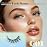LASHVIEW Self Adhesive Eyelashes, 5 Pairs Natural Look Press On Lashes No Glue Need Eyelashes Reusable Cat Eye Wispy Self-adhesive False Lashes with Replacement Adhesive Strips (C01)