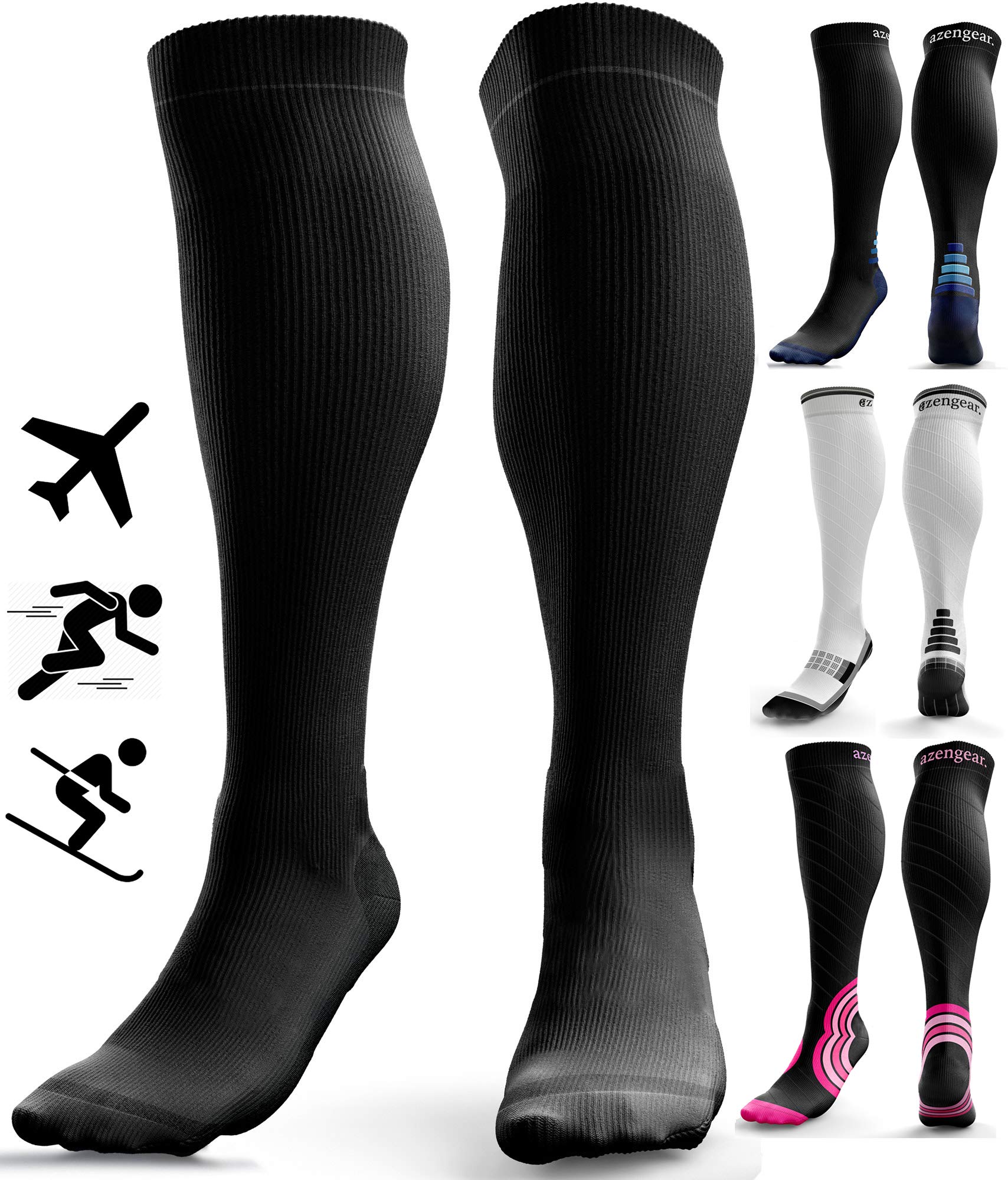 Compression Socks for Men & Women (2030 mmHg) Shin Splints Calf
