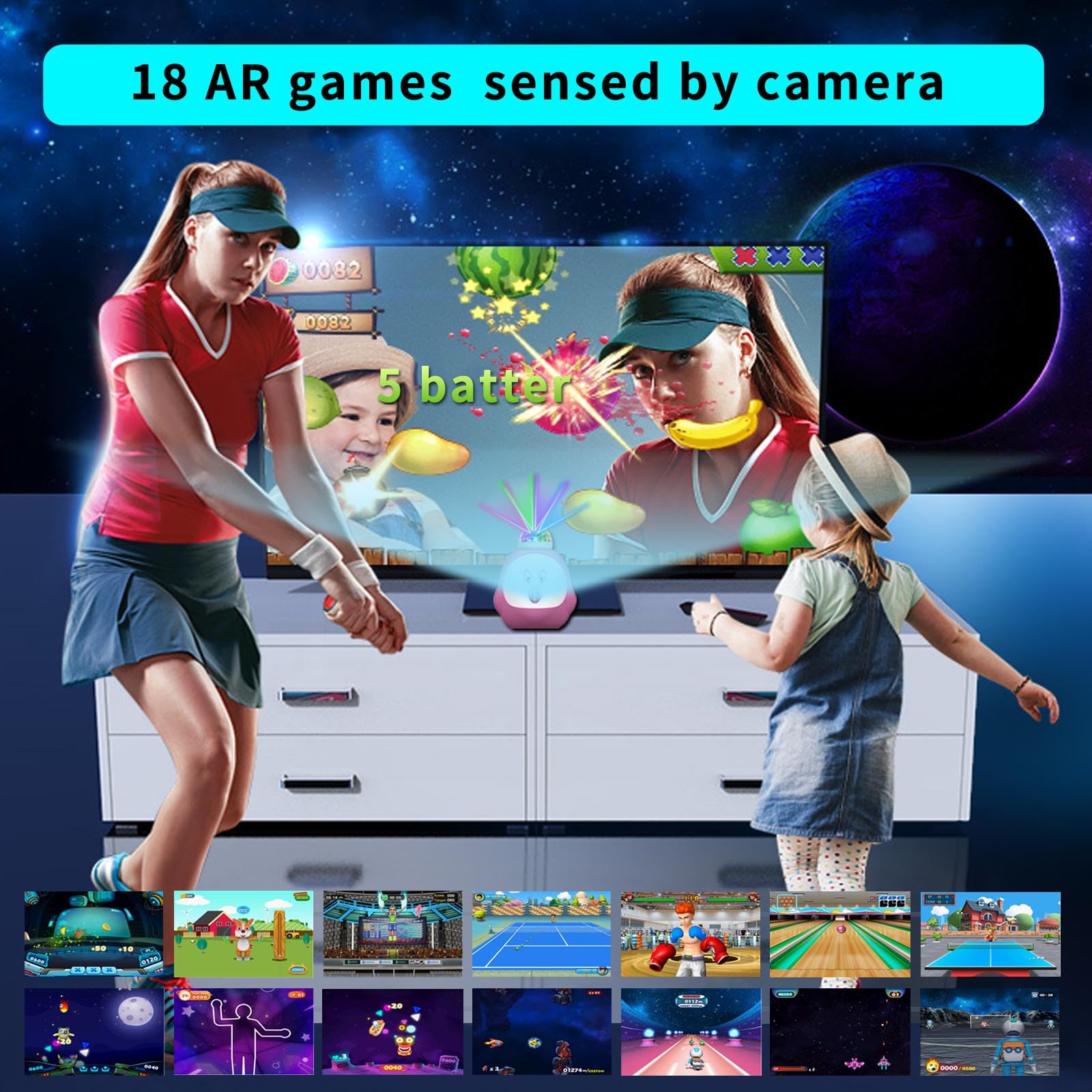 YRPRSODF Tappetino da ballo per bambini e adulti, senza fili, elettronico, per esercizi e fitness, gioco per la TV, regalo per ragazze e ragazzi dai 3 anni in su, rosa