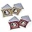 Wild Sports NCAA Florida State Seminoles 8pk Dual Sided Bean Bags, Team Color