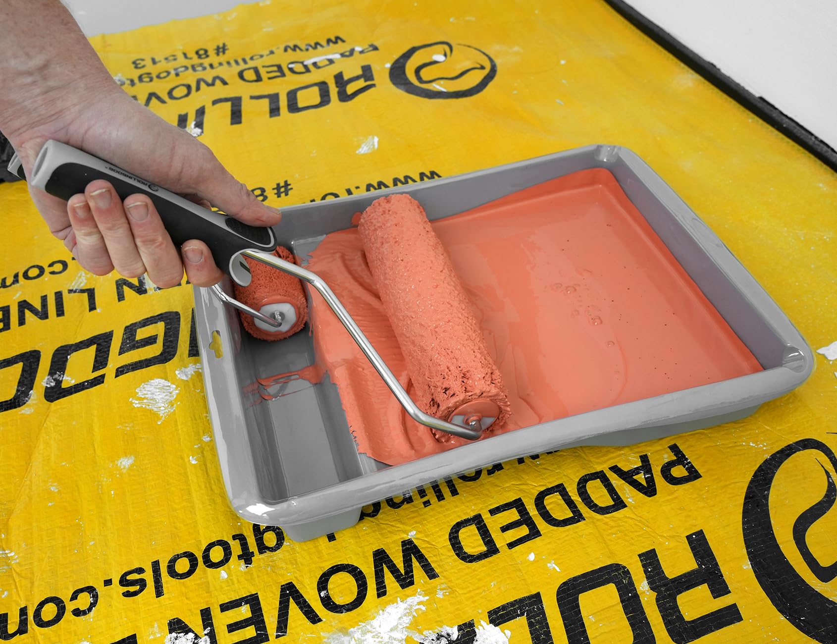 ROLLINGDOG Kit De 18 Rouleaux De Peinture Murale En Microfibre Avec Rallonge Pour Peinture Murale